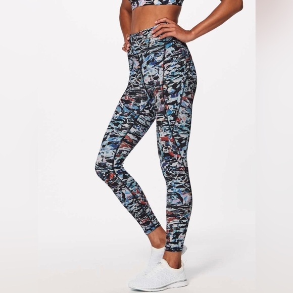 lululemon athletica Pants - lululemon | size 4 Break Free Tight (25”) in Culture Clash Starlight Black